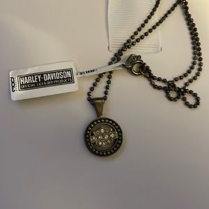 🧡🖤HARLEY DAVIDSON 18” necklace